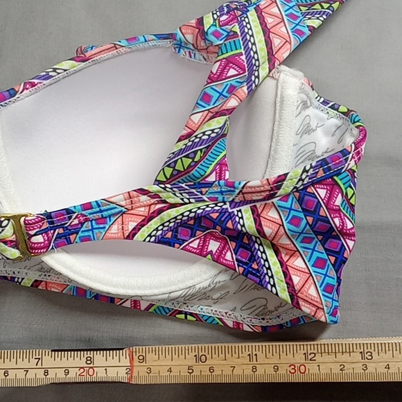 Bathing Suit Marilyn Monroe Swimwear TWO Piece BIKINI MULTICOLOR NEW LARGE - Picture 5 of 5